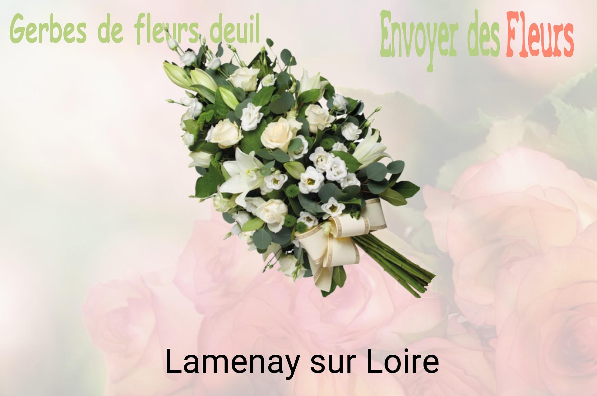 Gerbe de fleurs de deuil livrée à Lamenay-sur-Loire